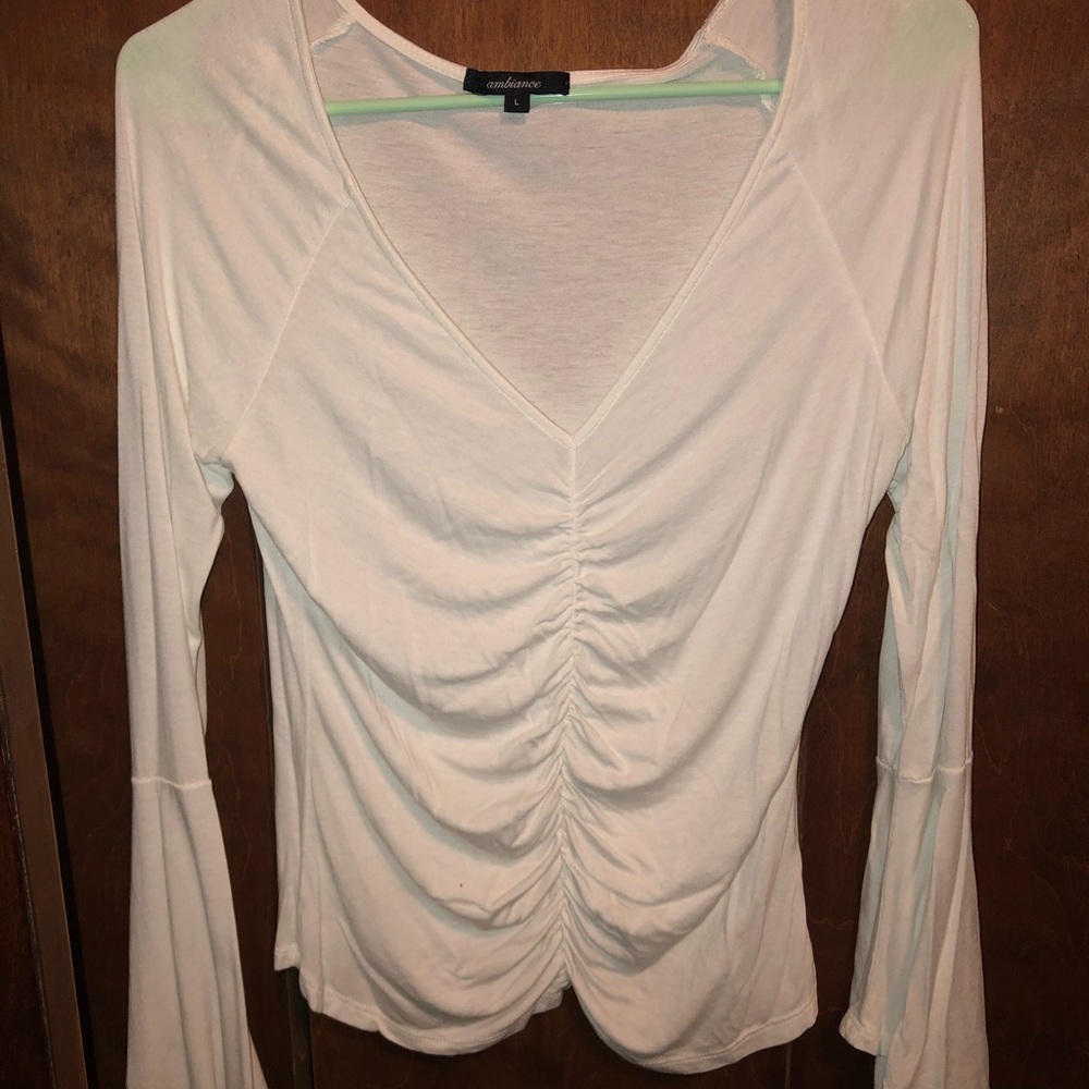 Ambiance White Top Size Large